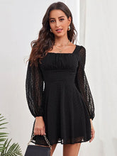 Birthday Mini Dresses White Long Sleeves Short Dress